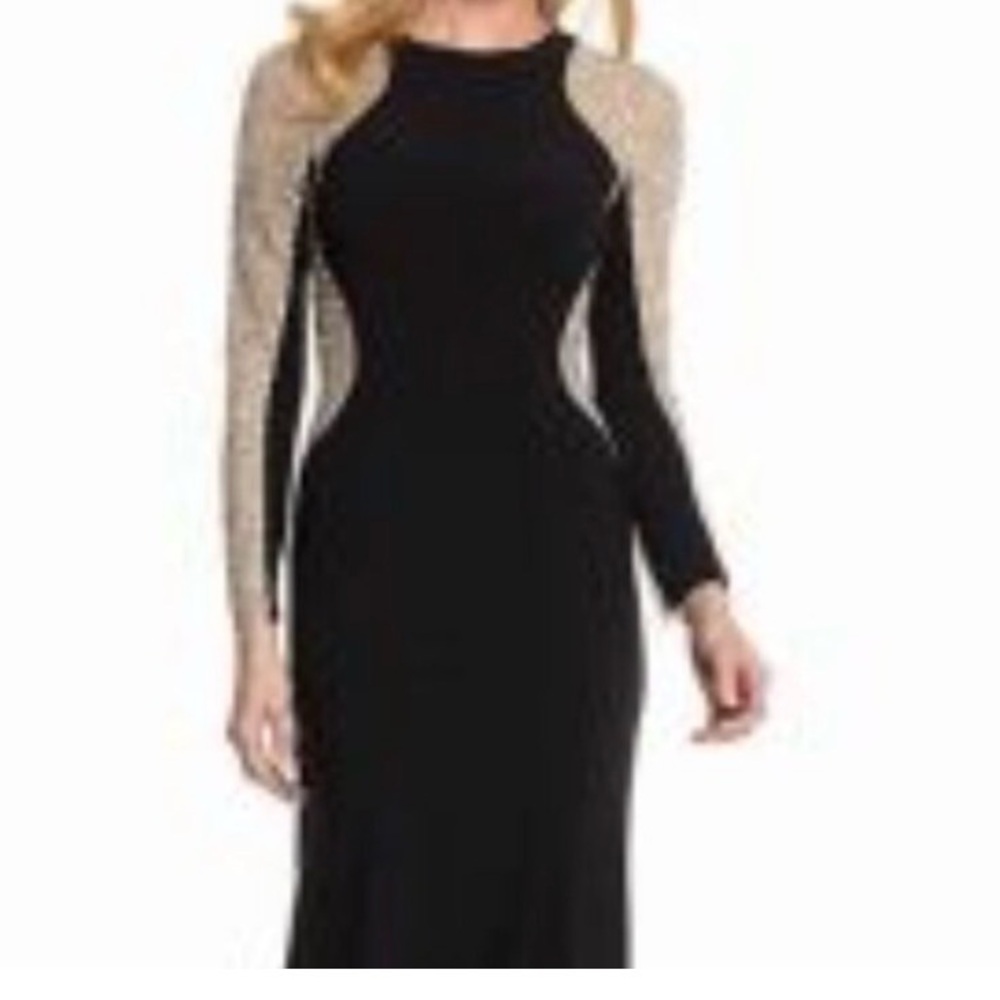 XSCAPE Chic Black Dress PLUS SIZE